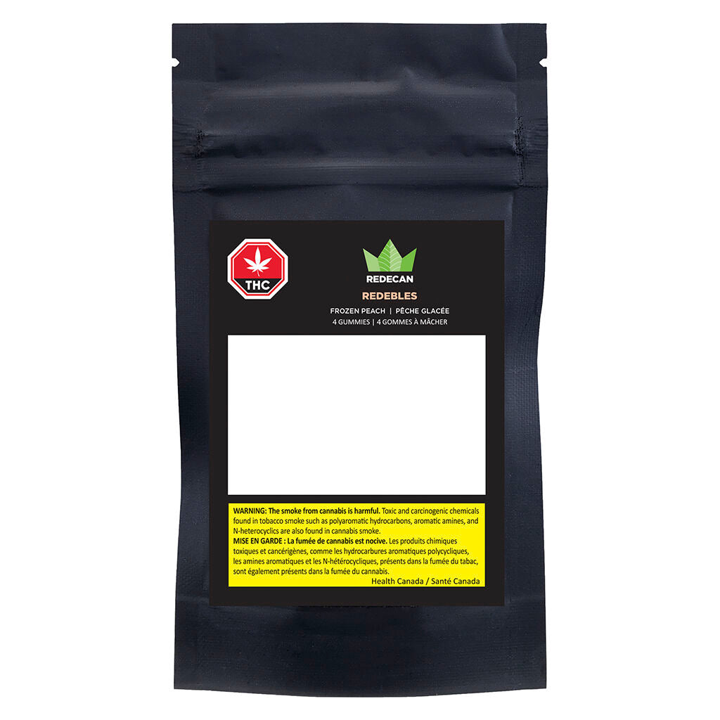 REDECAN REDEBLES FROZ PEACH (H) CHEW 2.5MG THC:10MG CBD X4