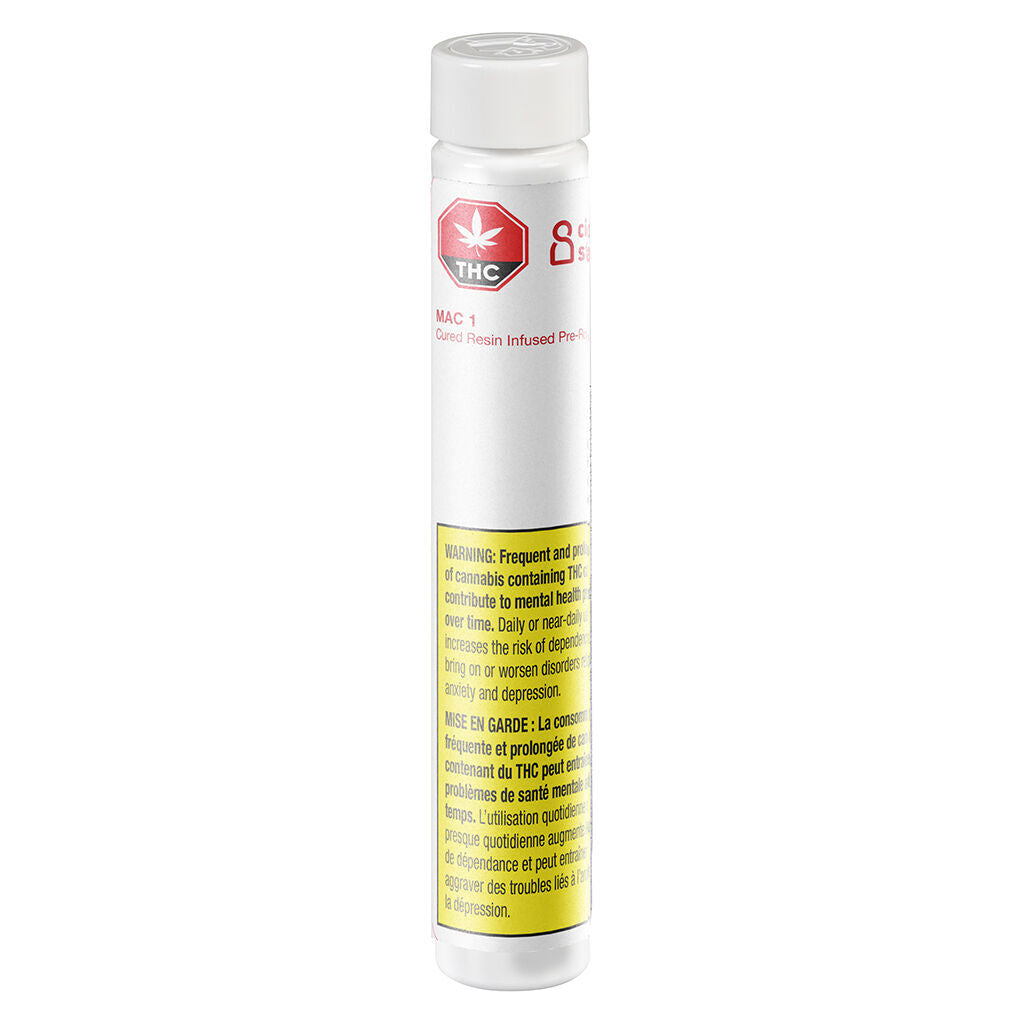CITIZEN STASH MAC 1 CURED RESIN (H) INF PRE-ROLL - 0.5G X 2