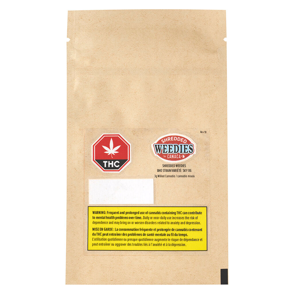 CANACA SKY OG SHREDDED WEEDIES (H) INF MILLED FLOWER - 3G