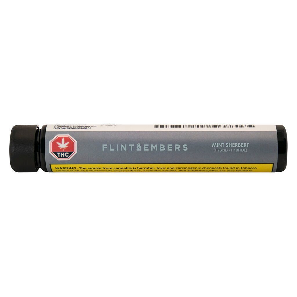FLINT & EMBERS MINT SHERBERT (H) PRE-ROLL - 1G X 1