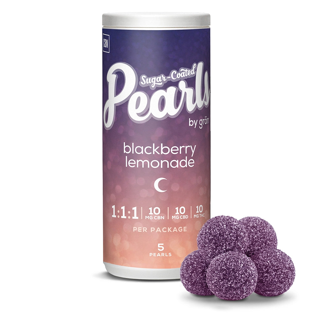 PEARLS BY GRON BLACKBERRY LEMONA(IND) CHEW 2MG THC:CBD:CBNX5