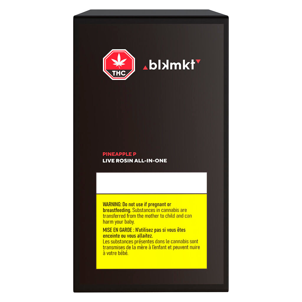 BLK MKT PINEAPPLE P LIVE ROSIN AIO (IND) PEN - 0.5G