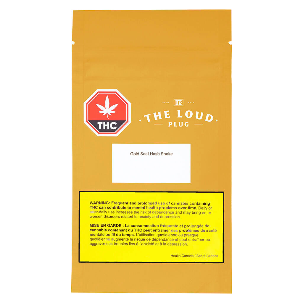 THE LOUD PLUG GOLD SEAL HASH SNAKE (IND) INF PRE-ROLL 0.5GX1