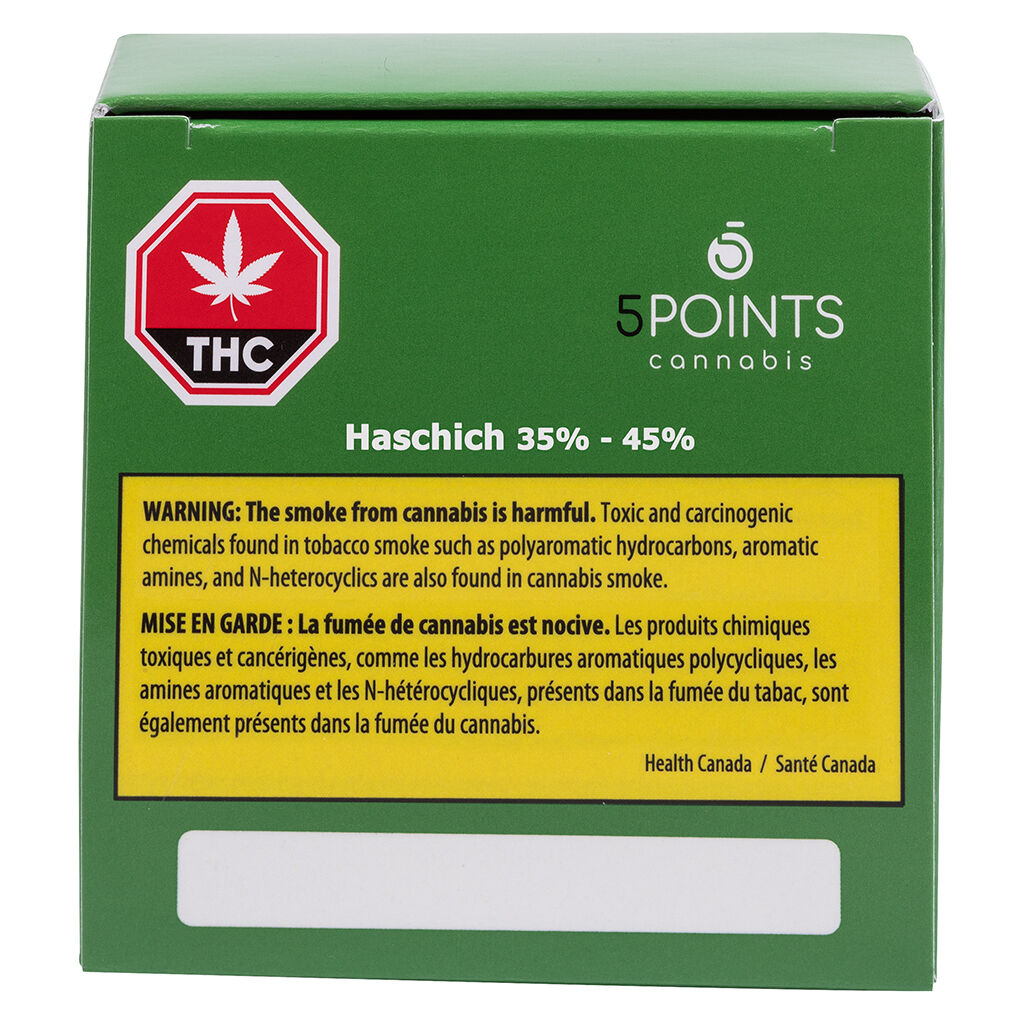 5 POINTS CANNABIS HASCHICH (H) HASH - 2G
