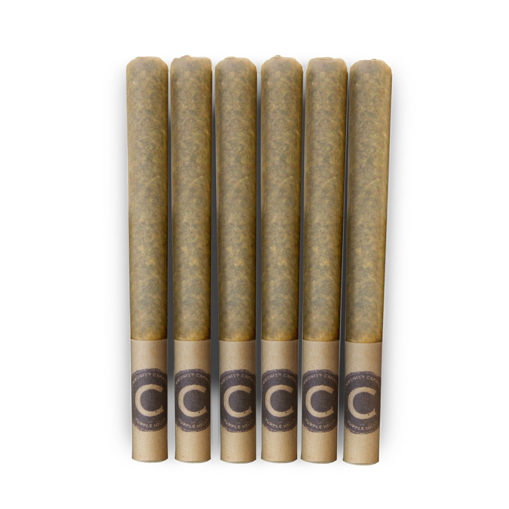 COMMUNITY PURPLE KUSH DIAMOND (IND) INF PRE-ROLL - 0.5G X 6