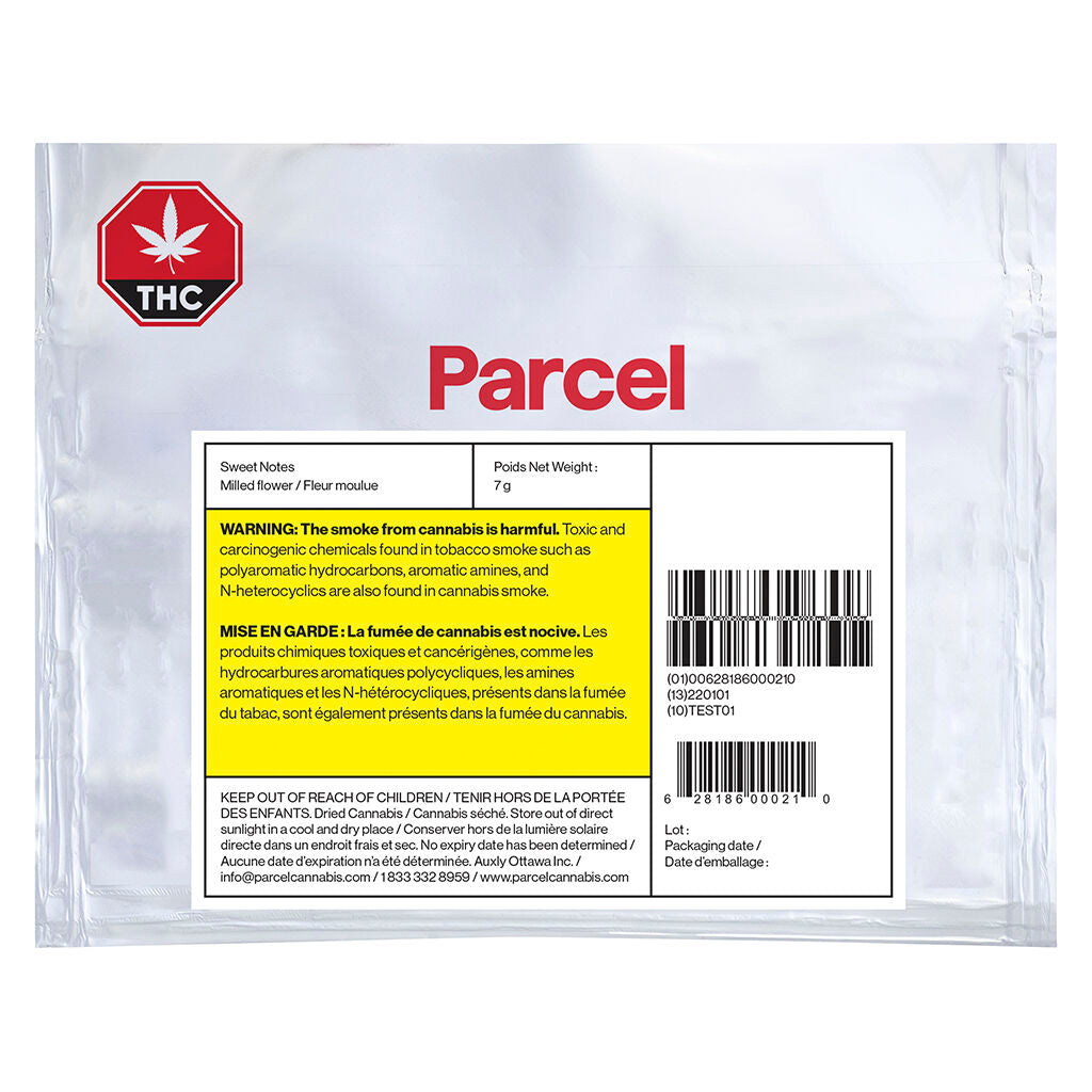 PARCEL SWEET NOTES (H) MILLED - 7G