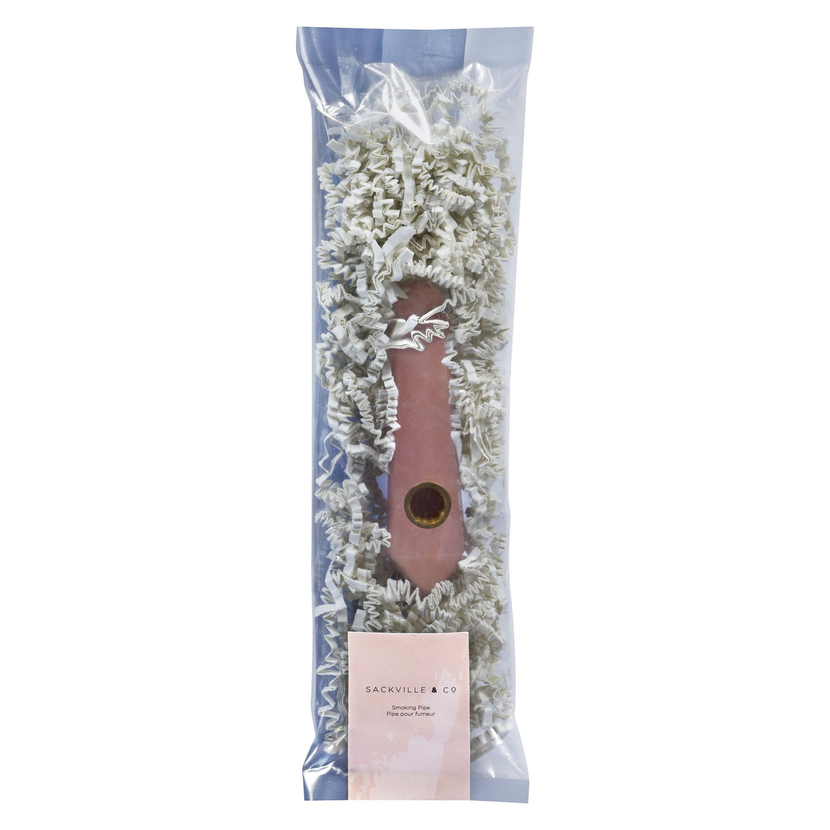 SPIRITLEAF FACETED CRYSTAL PIPE - ROSE QUARTZ