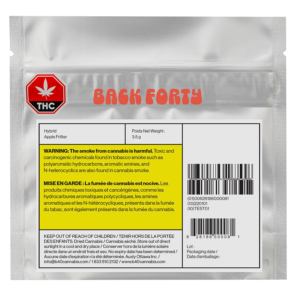 BACK FORTY APPLE FRITTER (H) DRIED - 28G