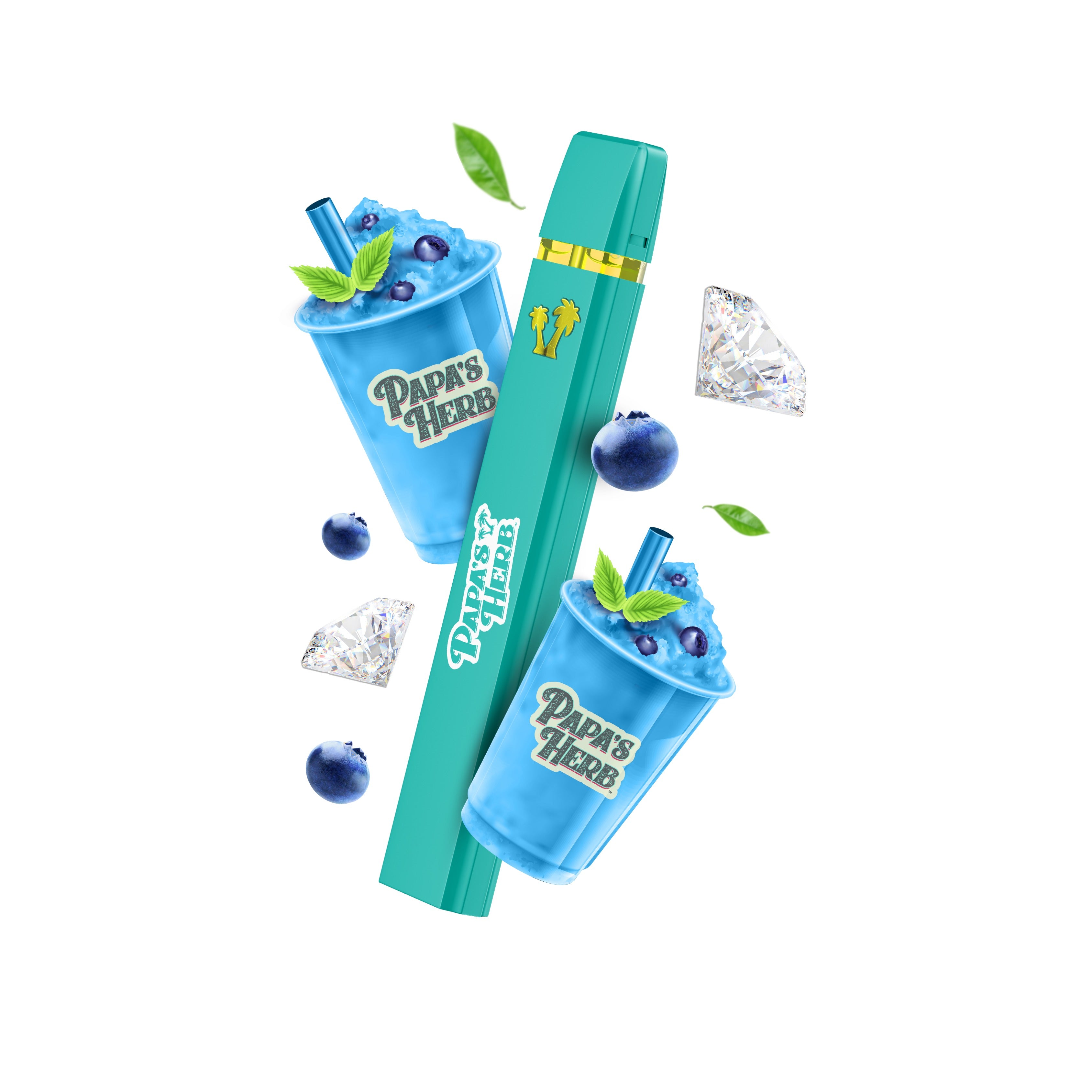 PAPAS HERB BLUEBERRY ZLSHIE LIQ DIAMOND (H) PEN - 1G