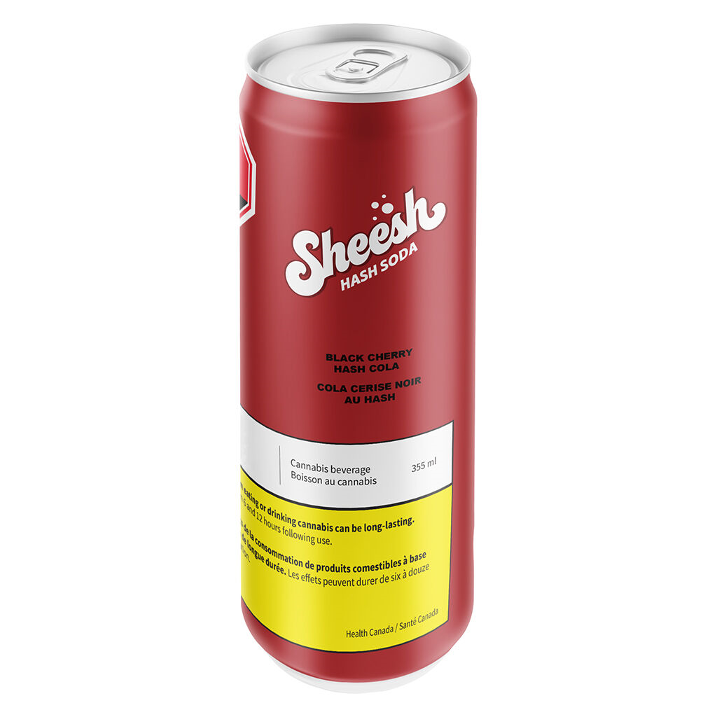 SHEESH HASH SODAS BLACK CHERRY COLA (H) BEV - 10MG X 355ML