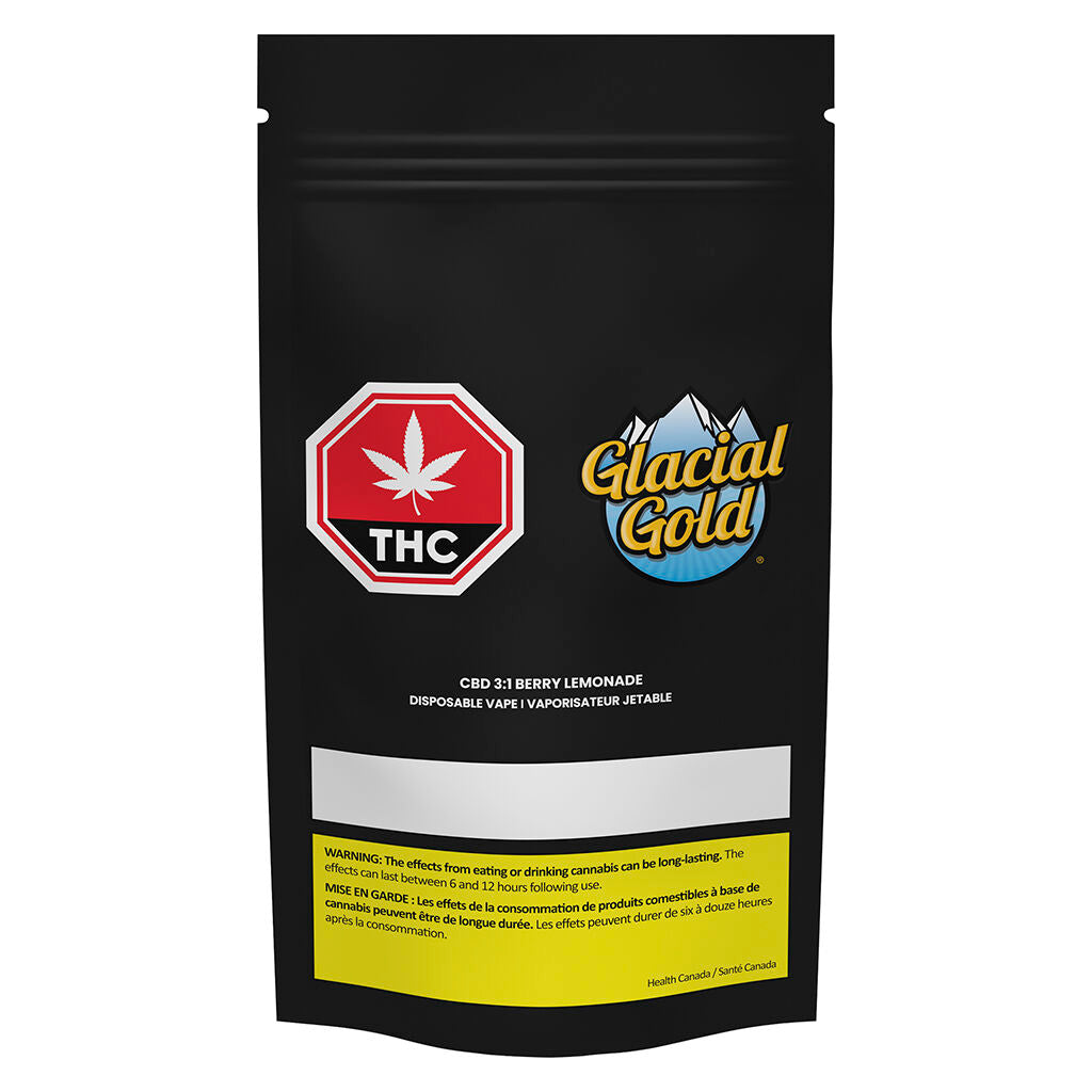 GLACIAL GOLD ANYTIME 3:1 BERRY LEMONADE (H) 510 - 1G