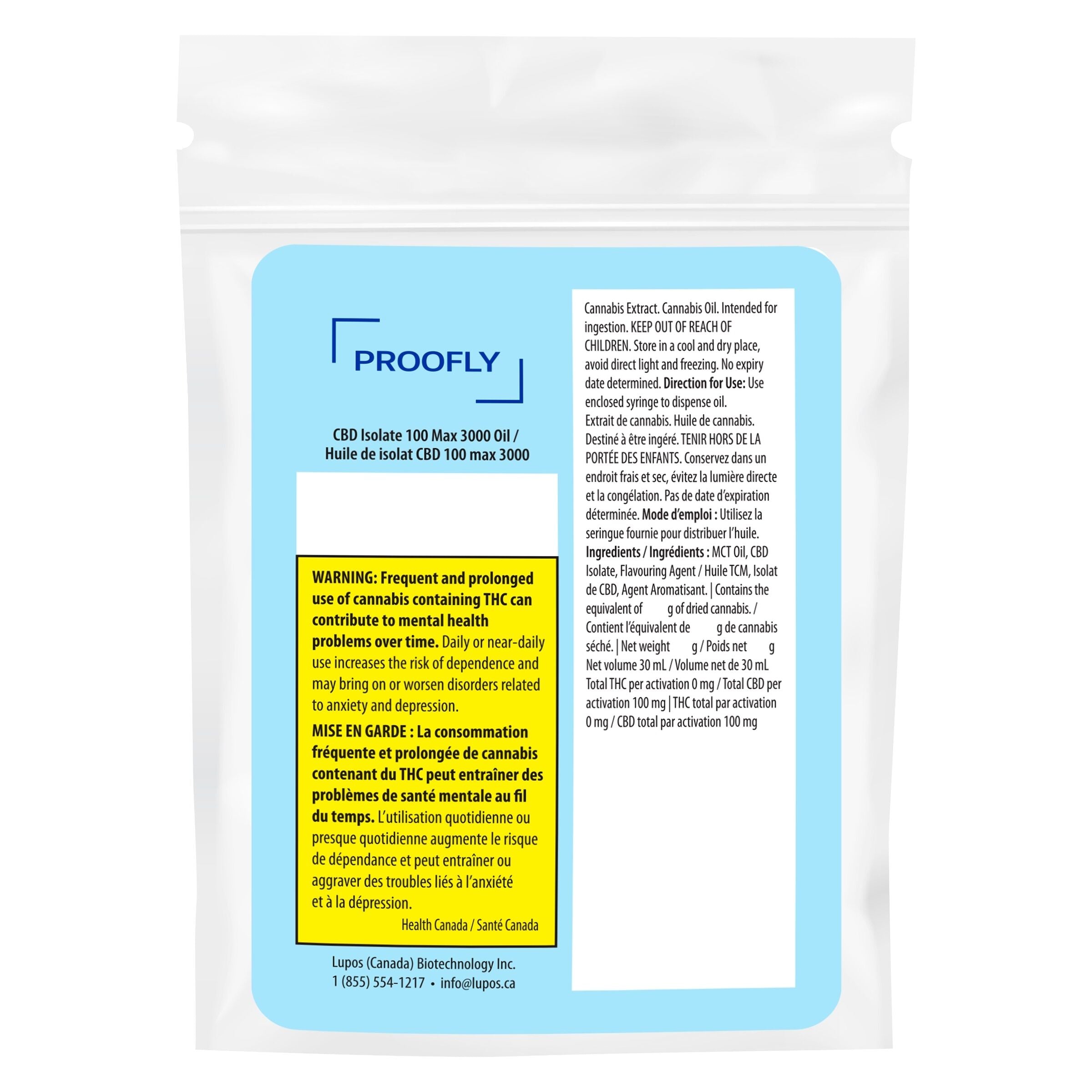 C MINOR CBD ISOLATE 100 MAX 3000 DROPS (S) CBD OIL- 30 ML