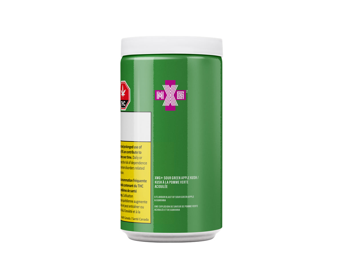 XMG+ SOUR GREEN APPLE KUSH GUARANA (H) BEV - 236ML
