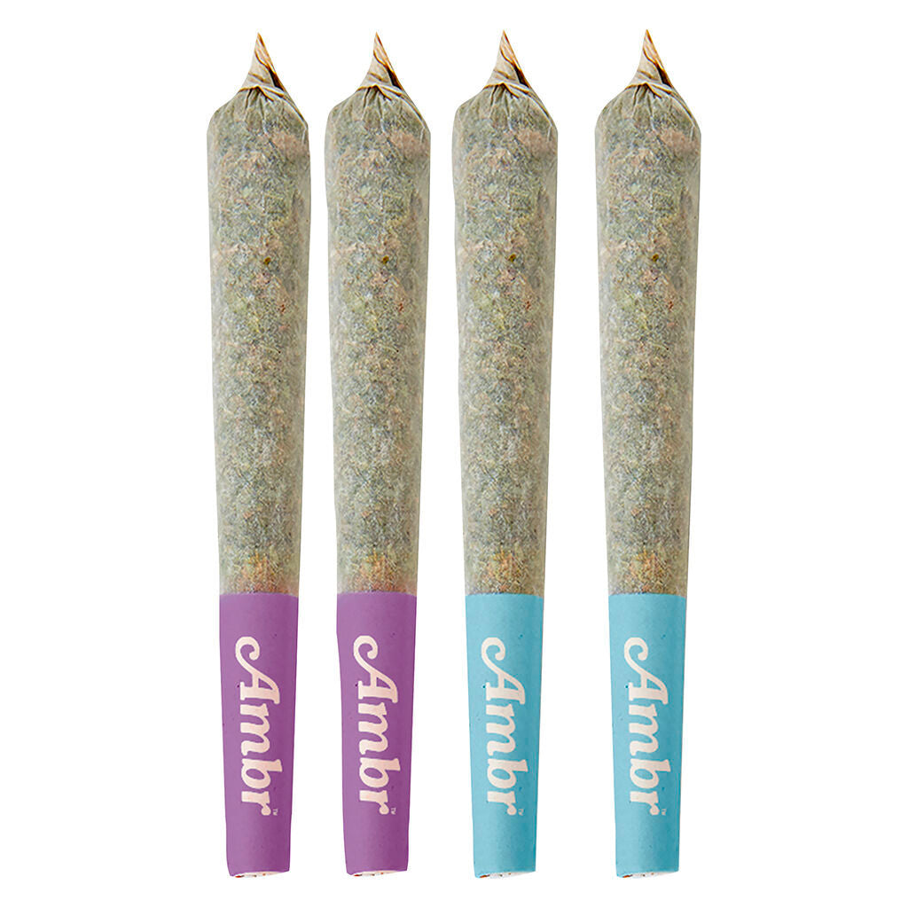 AMBR MULTI STRAIN (H) INF PRE-ROLL - 0.5G X 4