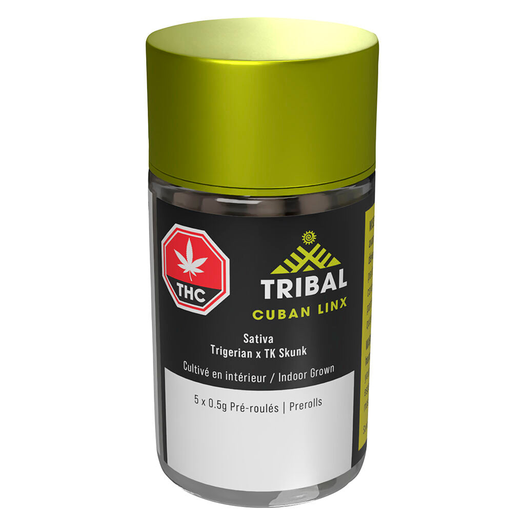 TRIBAL CUBAN LINX (S) PRE-ROLL - 0.5G X 5