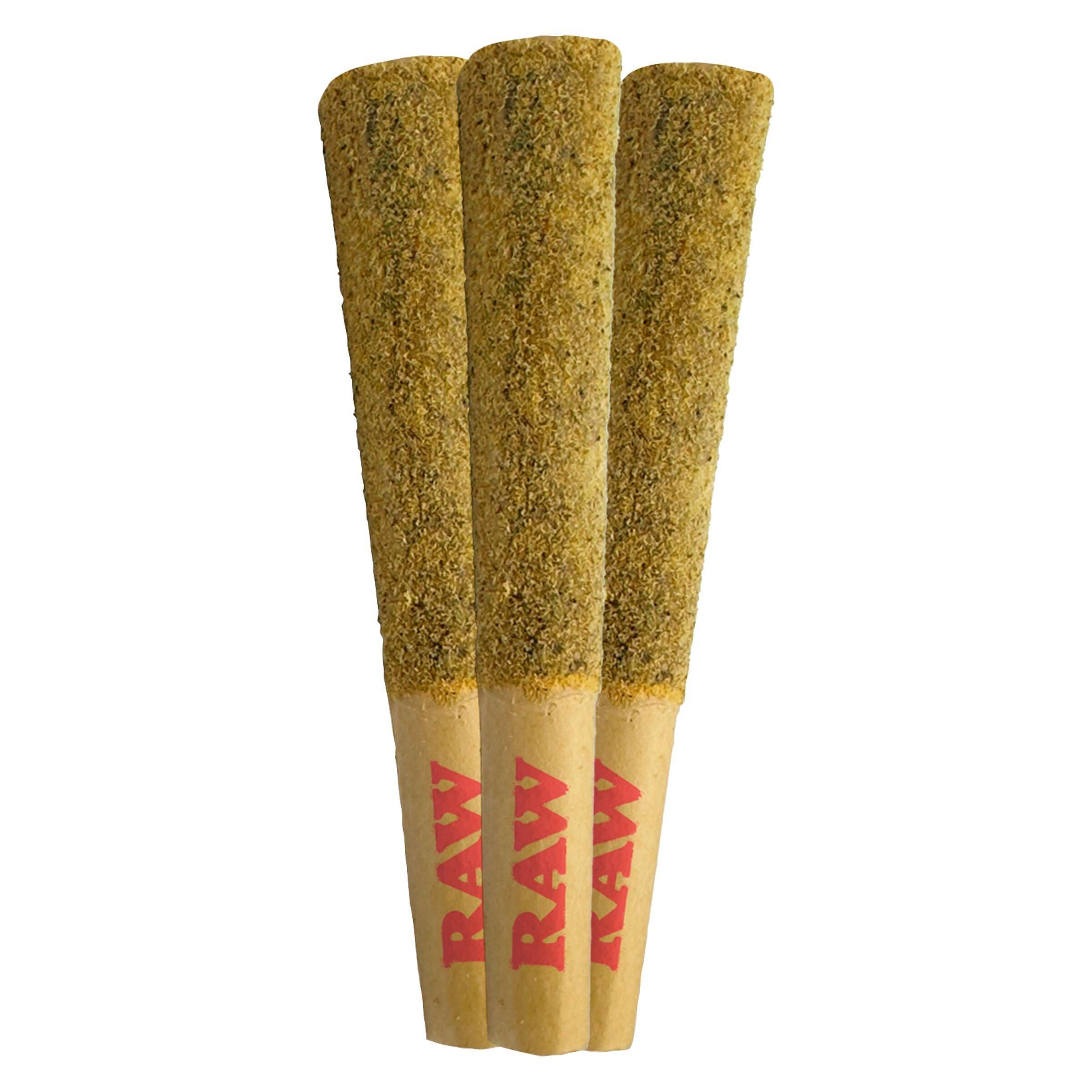 NUGZ JOINTS LEMON LINX (H) INF PRE-ROLL - 0.6G X 3