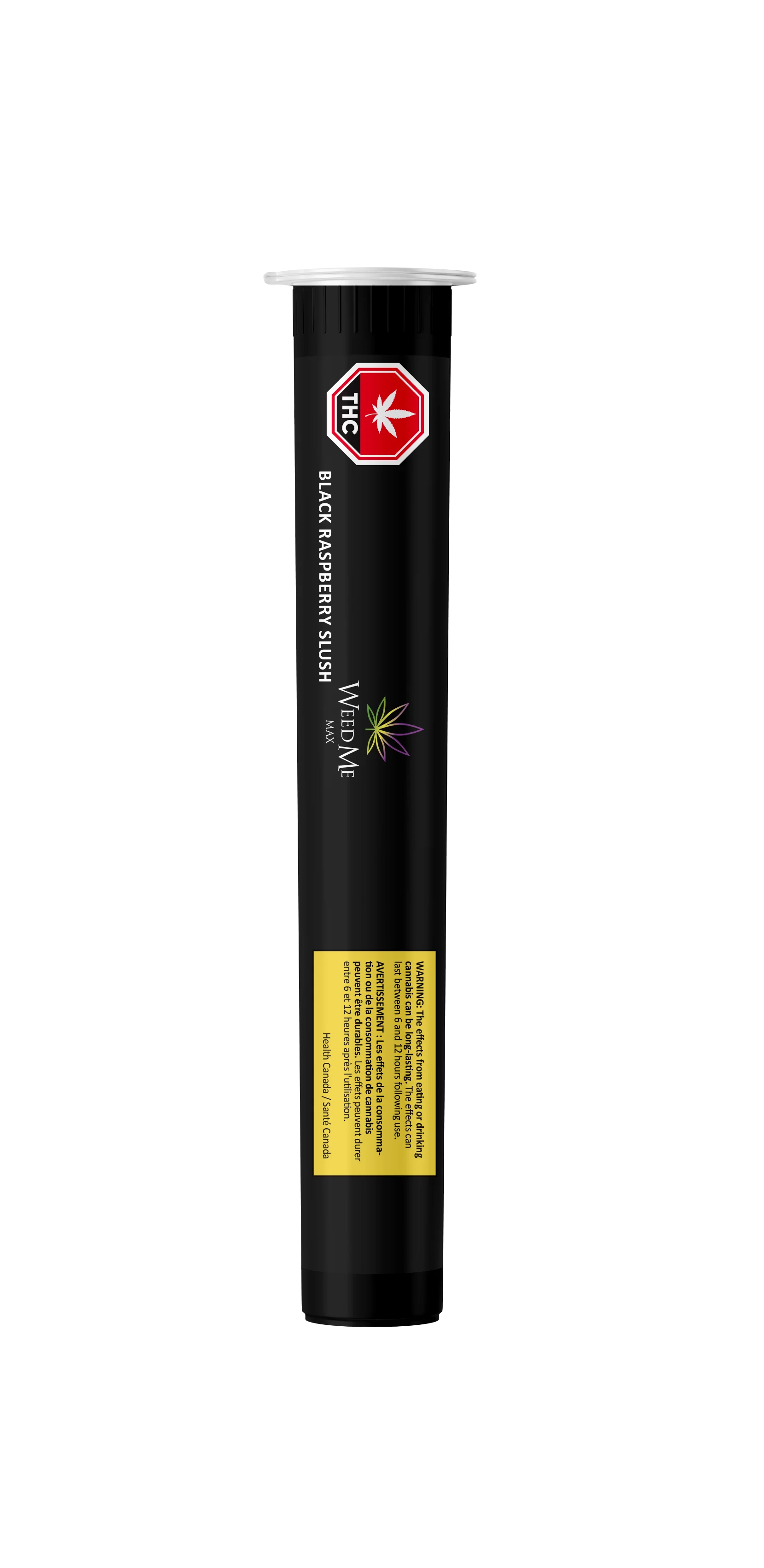 WEED ME MAX BLACK RASPBERRY SLUSH (IND) INF PRE-ROLL 0.5G X3