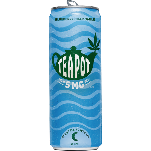 TEAPOT GOOD EVE ICED BLUE CHAMOM TEA (IND) BEV - 5MG X 355ML