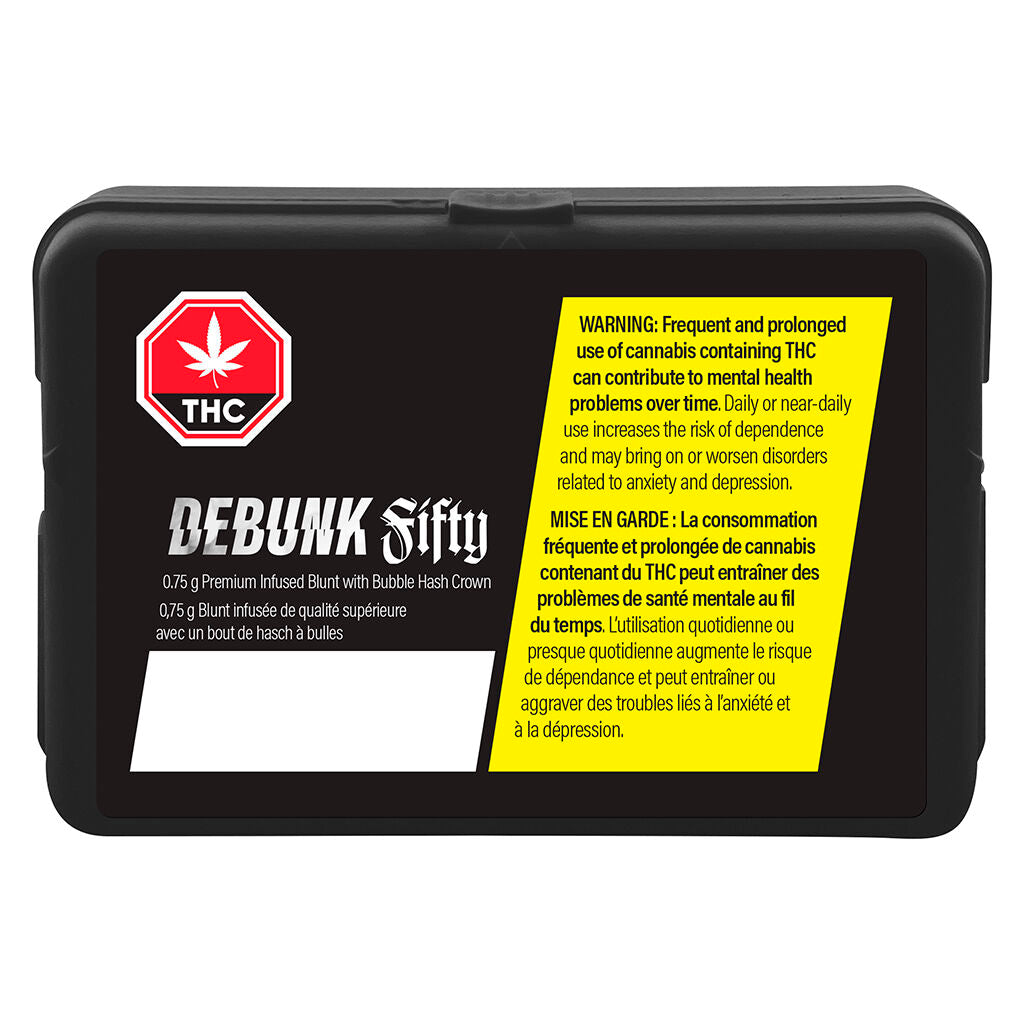 DEBUNK FIFTY TRIPLE BLUNT GLASSTIP(H) INF PRE-ROLL - 0.75GX1