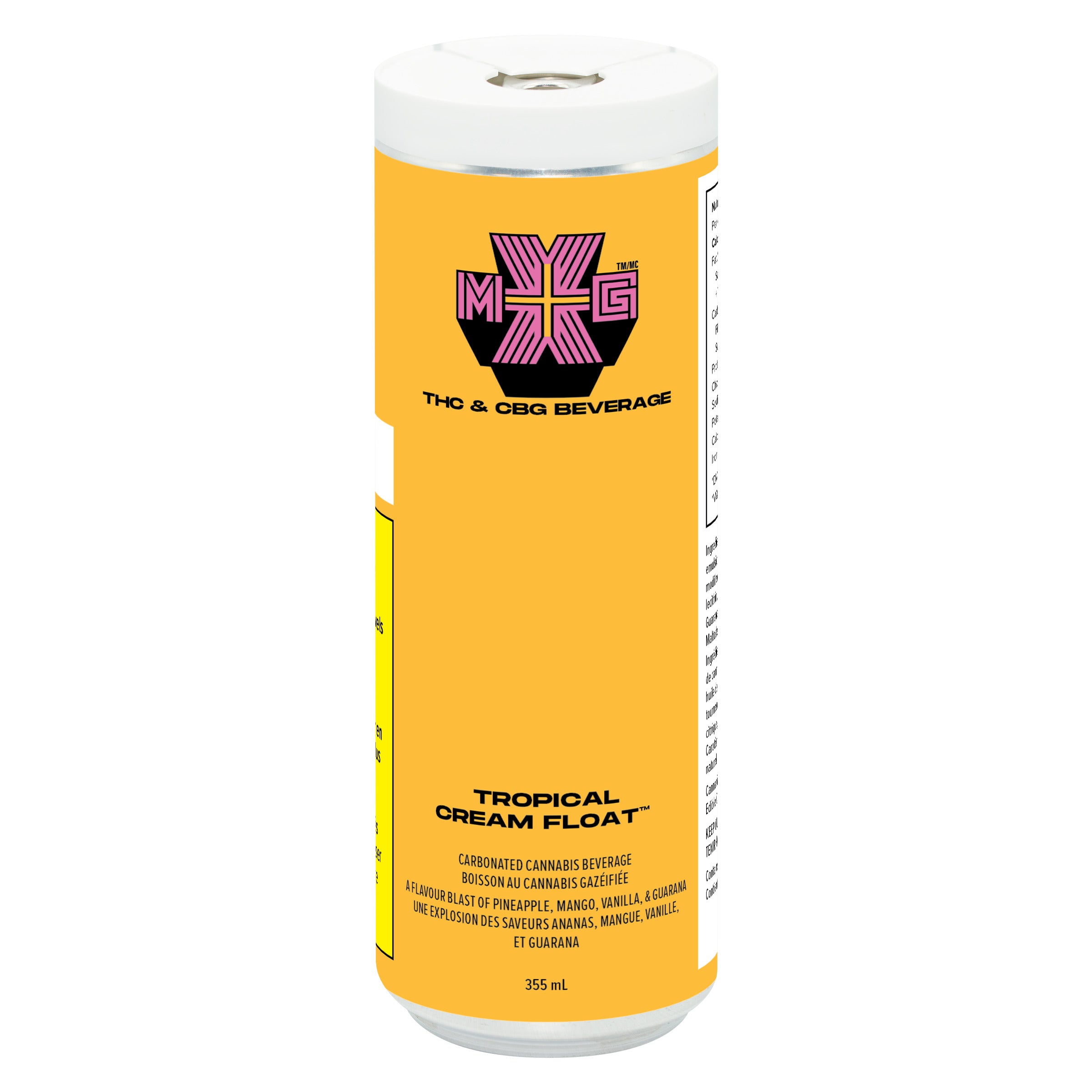 XMG+ TROPICAL CREAM (H) BEV - 10MG THC:10MG CBG - 355ML