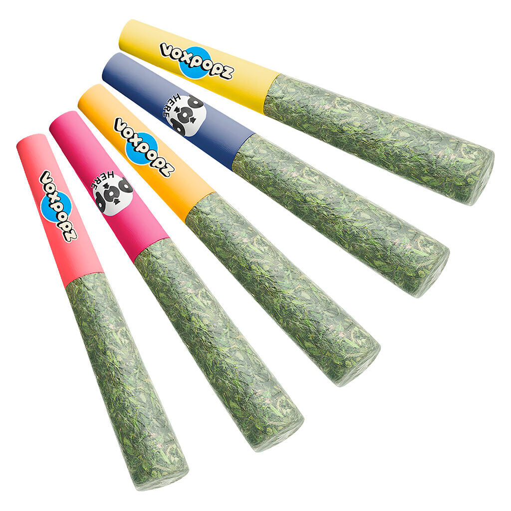 VOX POPZ CRUSHABLE TASTER PACK (H) INF PRE-ROLL - 0.5G X 5