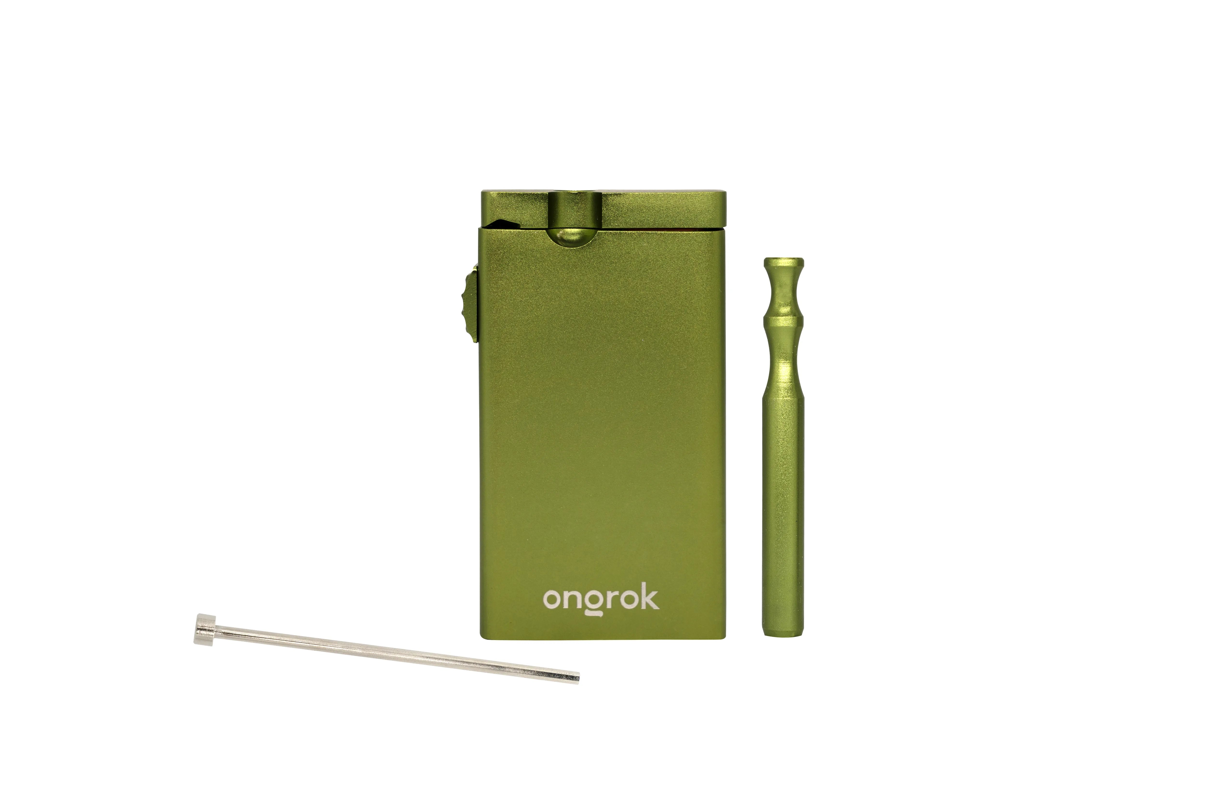 ONGROK ALUMINUM DUGOUT W TASTER BAT - GREEN