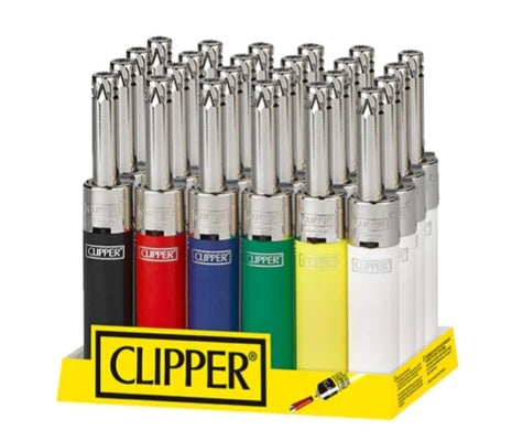 CLIPPER MINITUBE LIGHTER - SOLID ASSORTED COLOURS