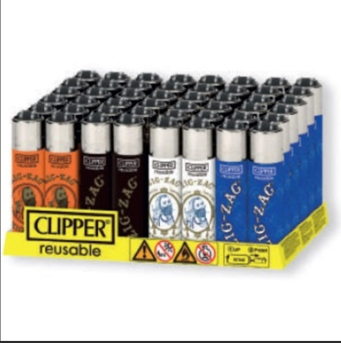 CLIPPER ZIG ZAG LIGHTER ASSORTED COLOURS