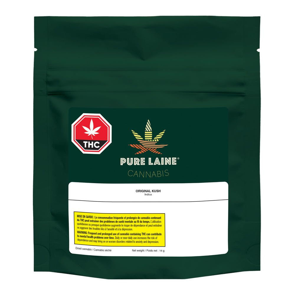 PURE LAINE ORIGINAL KUSH (IND) DRIED - 14G