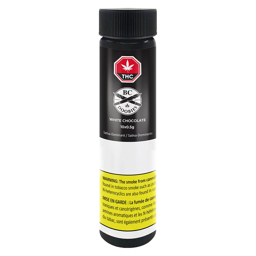 BC DOOBIES WHITE CHOCOLATE (S) PRE-ROLL - 0.5G X 10