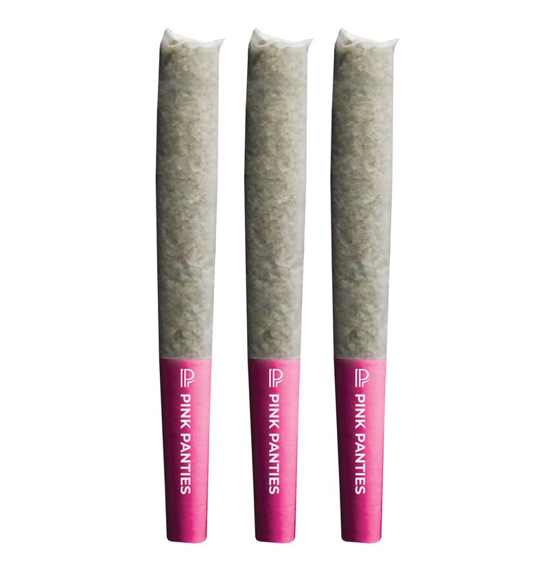 PISTOL AND PARIS PINK PANTIES (IND) PRE-ROLL - 0.5G X 3