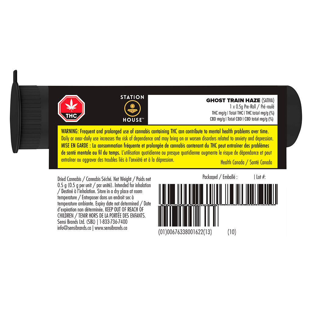 STATION HOUSE GHOST TRAIN HAZE (S) PRE-ROLL - 0.5G X 1