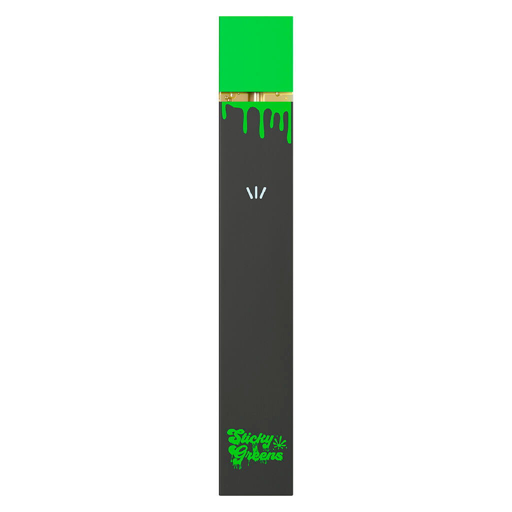 STICKY GREENS PUFFS PLUS PINK SWIRL (IND) PEN - 0.95G