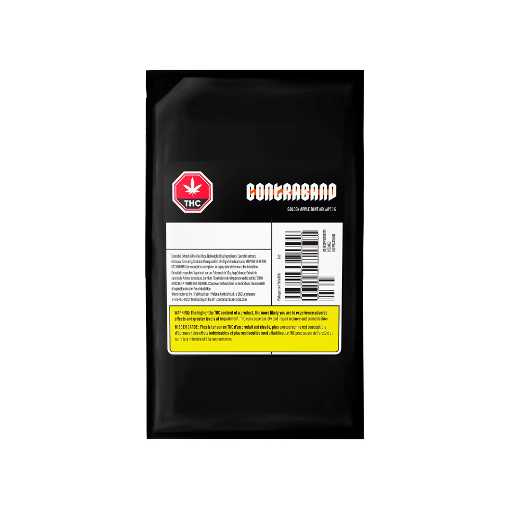 CONTRABAND GOLDEN APPLE BLNT (H) PEN - 1G