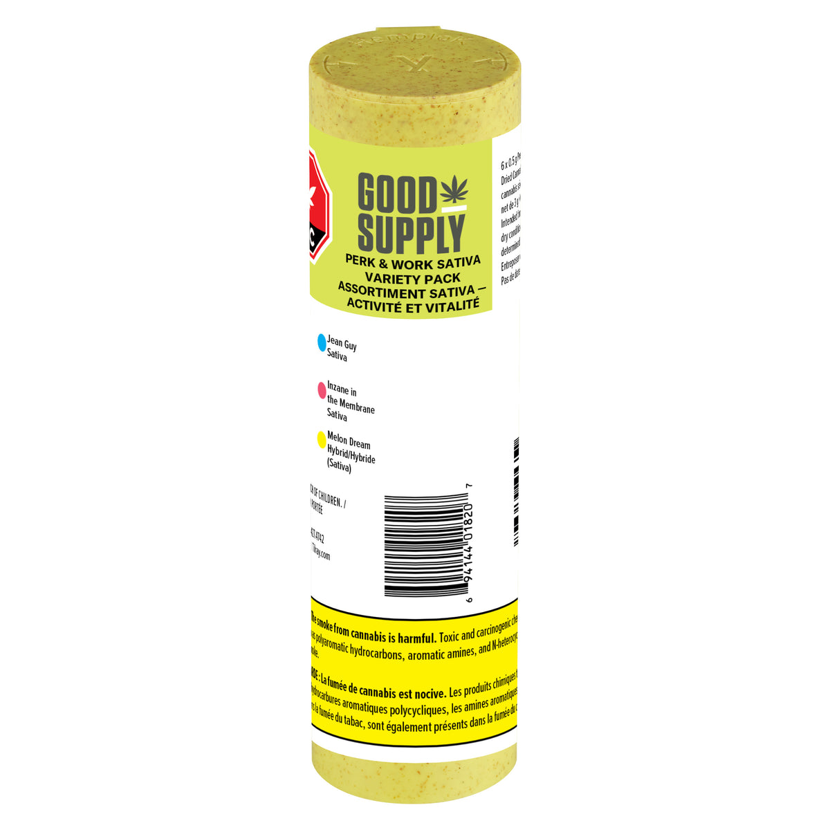 GOOD SUPPLY PERK N WORK SATIVA VARETY (S) PRE-ROLL 0.5G X 6