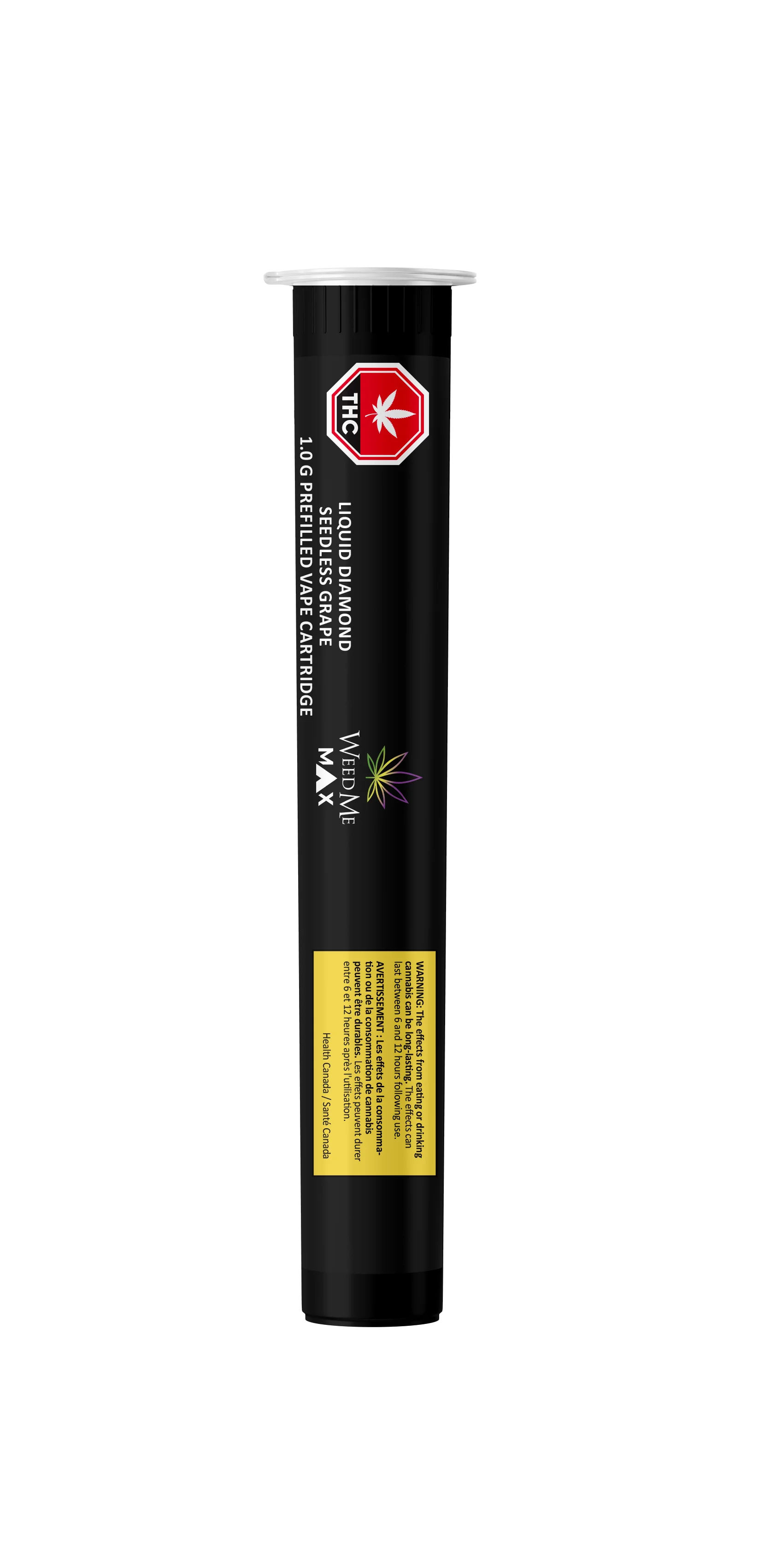 WEED ME MAX LIQUID DIAMOND SEEDLESS GRAPE (IND) 510 - 1G