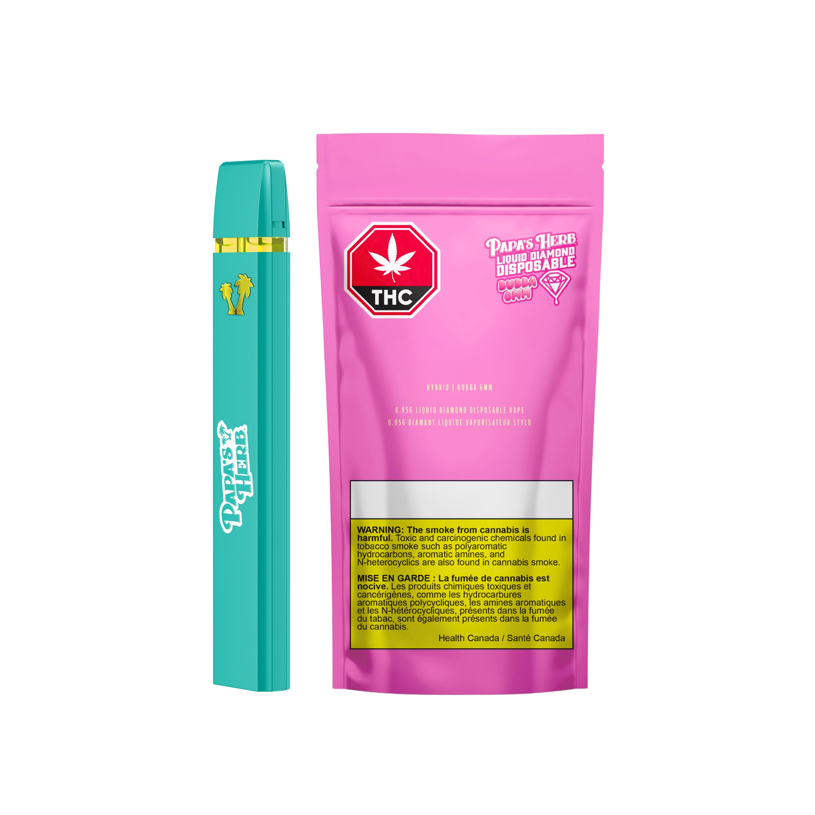 PAPAS HERB BUBBA GMM LIQ DIAMOND (H) PEN - 0.95G