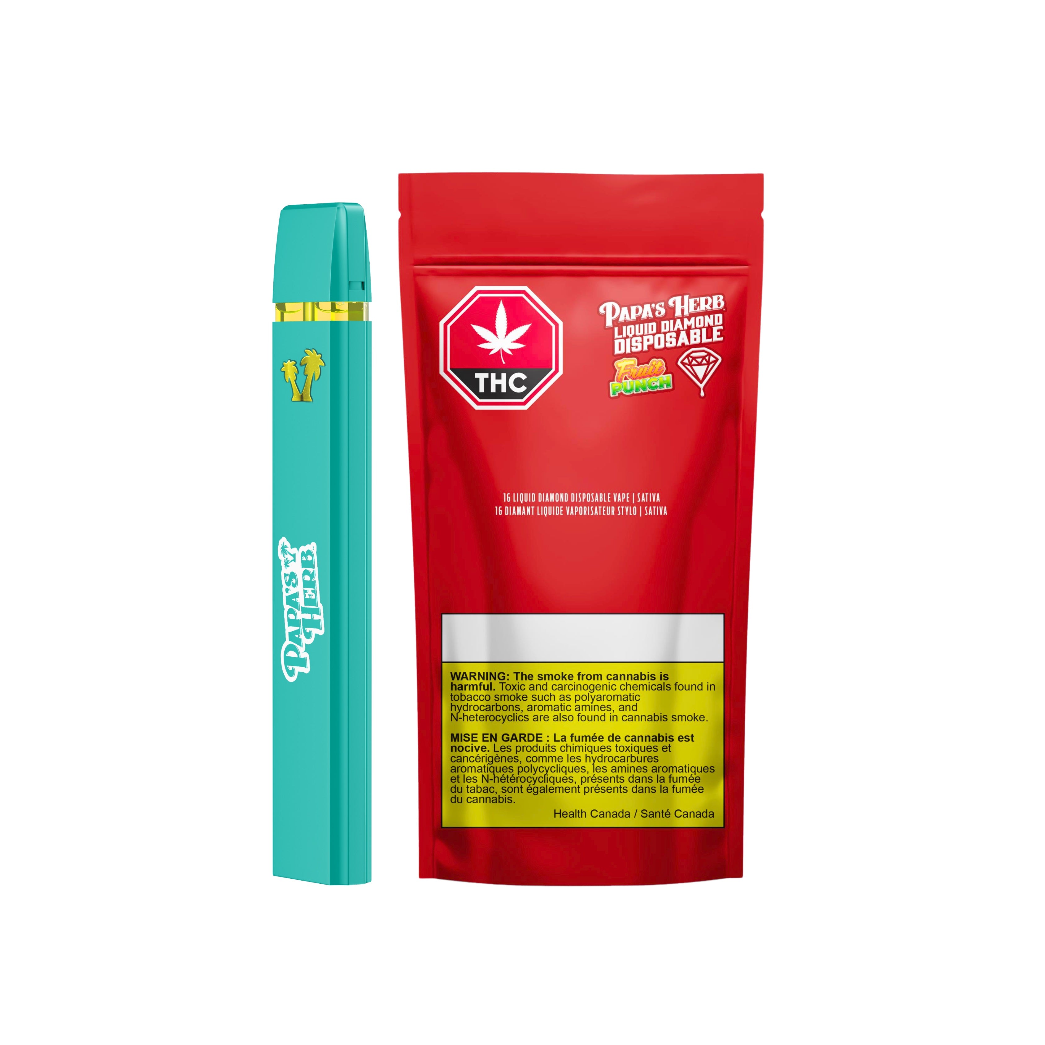 PAPAS HERB FRUIT PUNCH LIQUID DIAMOND (S) PEN - 1G