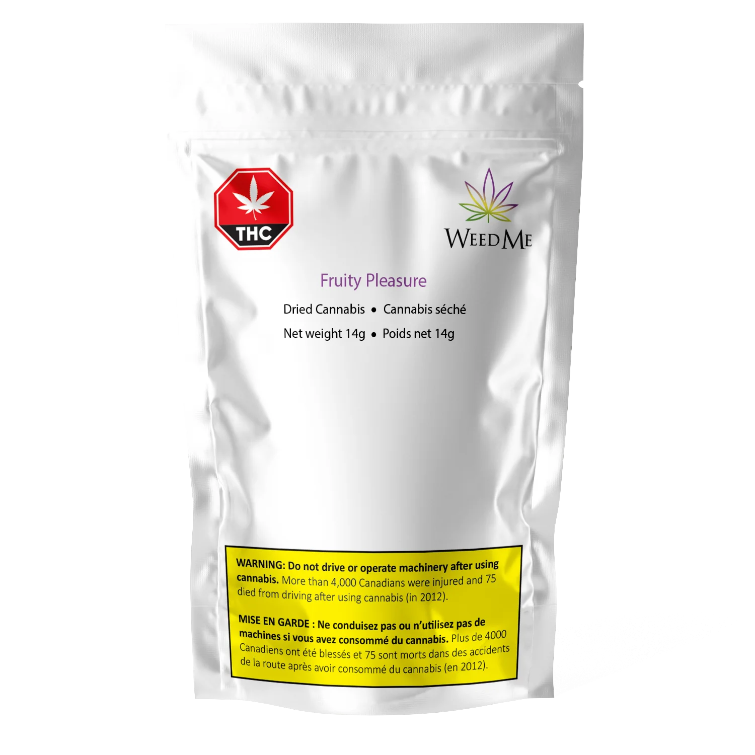 WEED ME FRUITY PLEASURE (S) DRIED - 14G