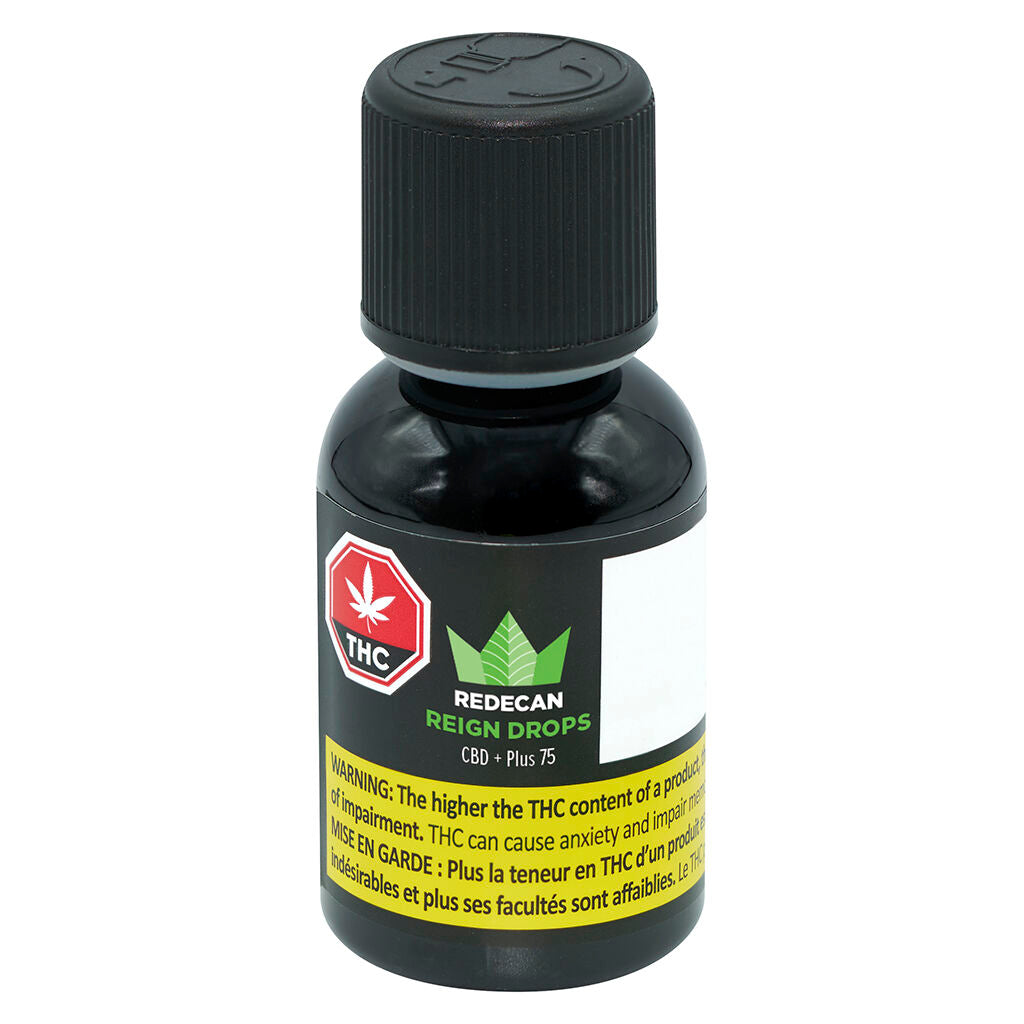 REDECAN REIGN DROPS CBD PLUS (H) OIL - 75MG CBD - 28ML