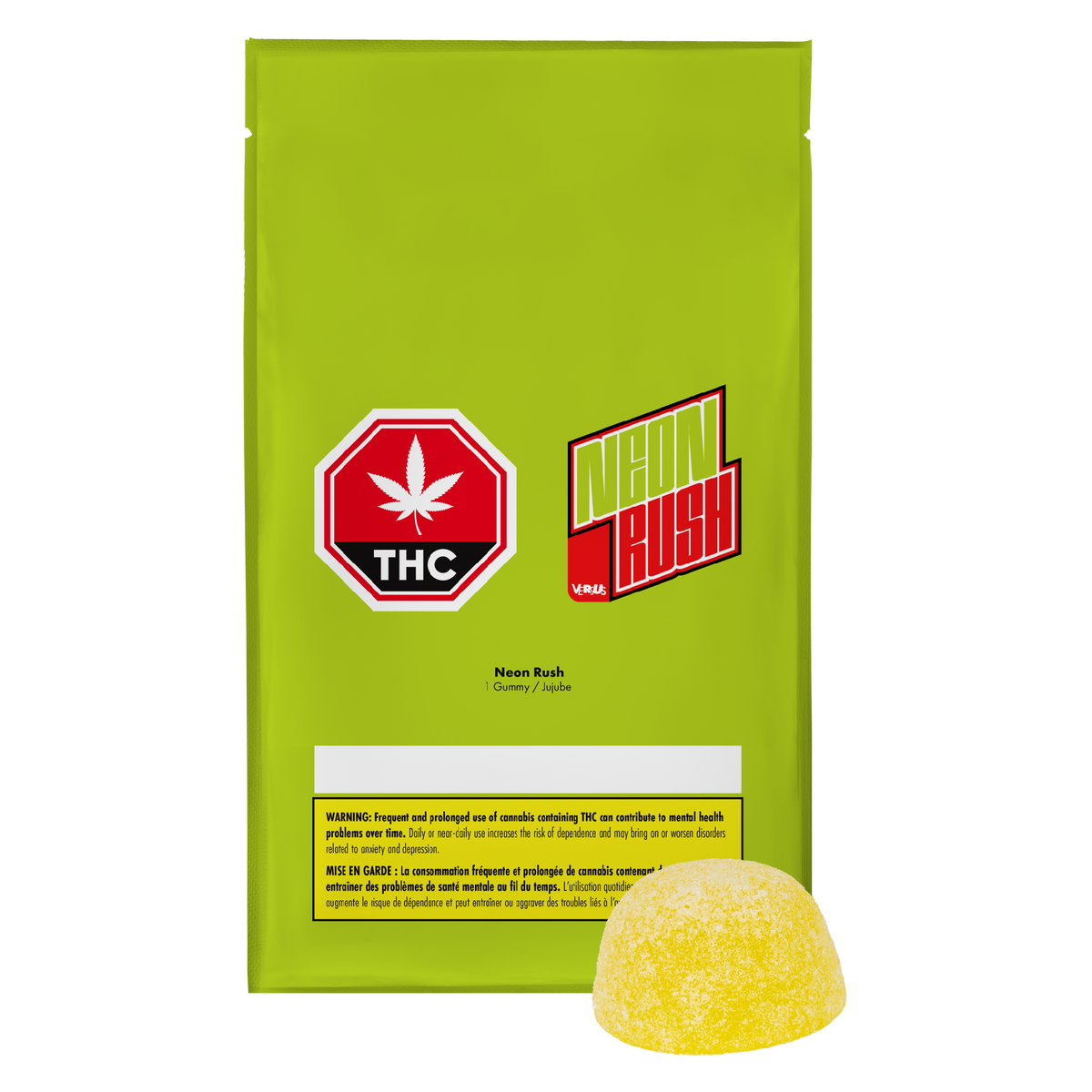 VERSUS NEON RUSH (H) CHEW - 10MG THC