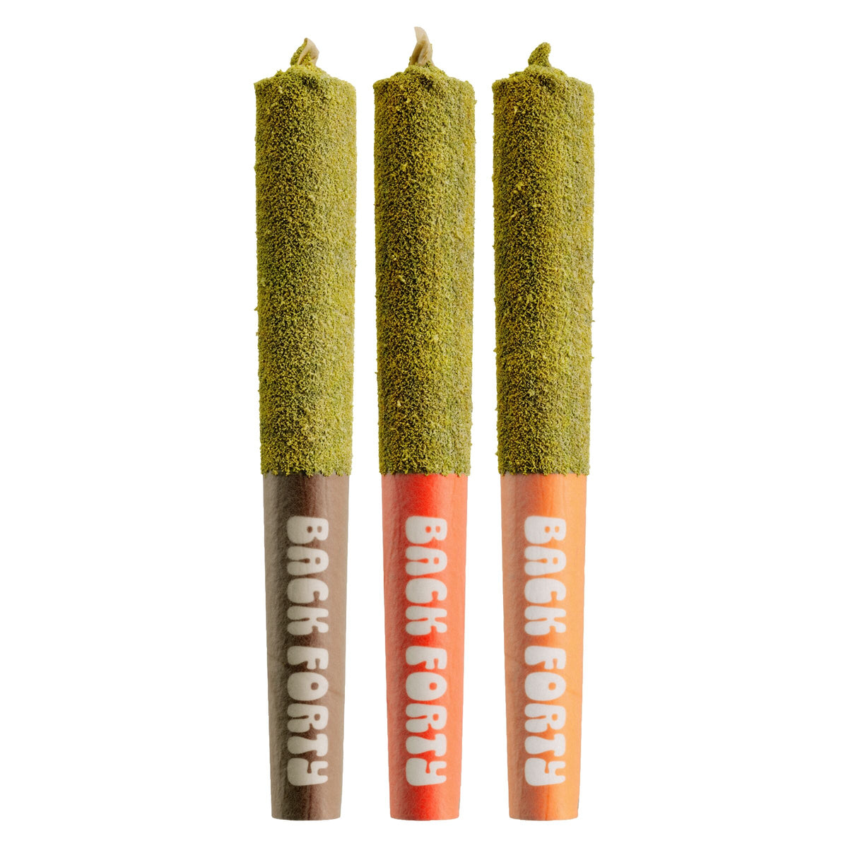 BACK FORTY TASTER PACK KIEF COAT (S) INF PRE-ROLL - 0.5G X 3