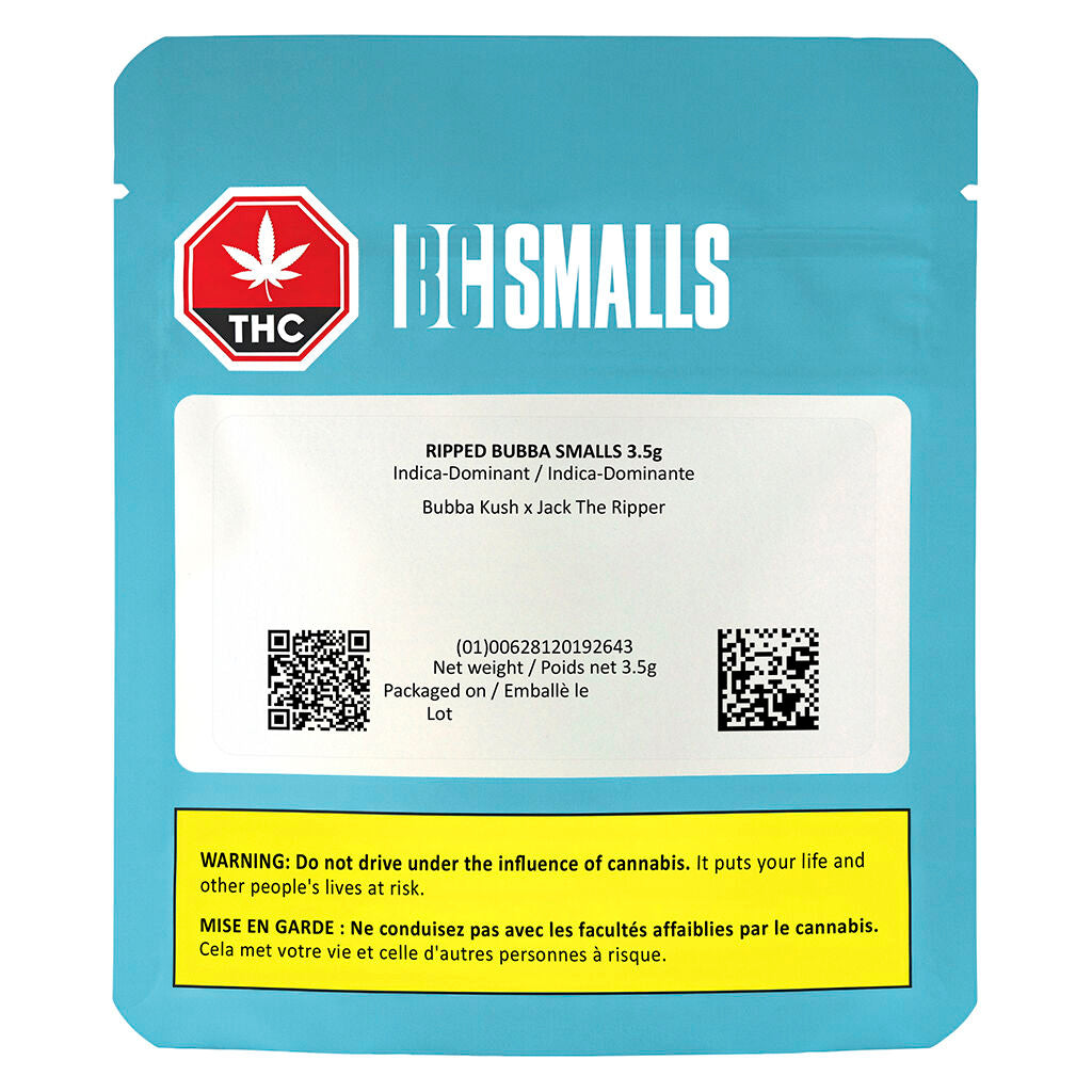 BC OZ RIPPED BUBBA (IND) DRIED - 28G