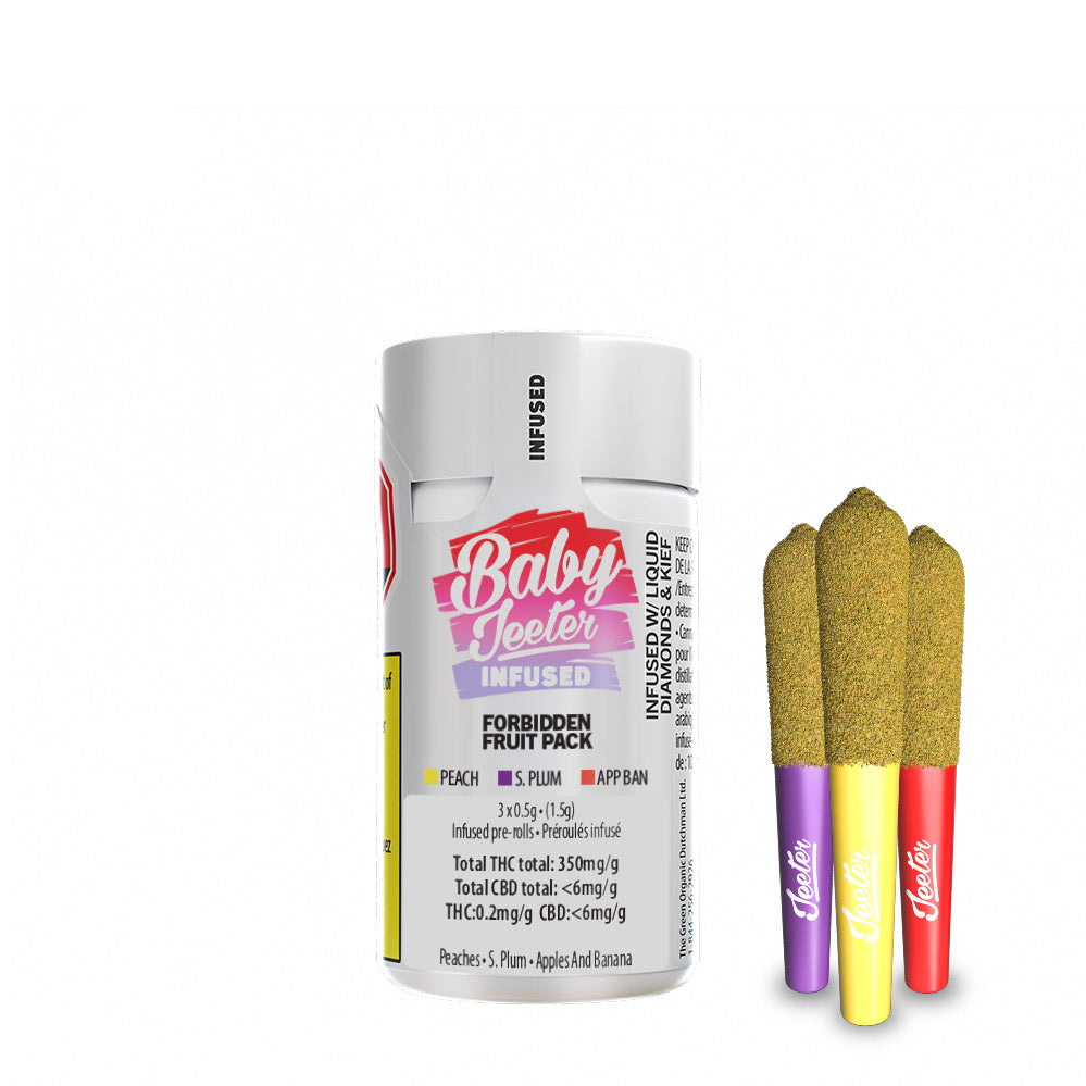 JEETER BABY JEETER FRBDDN FRUIT PACK (H) INF PRE-ROLL 0.5GX3