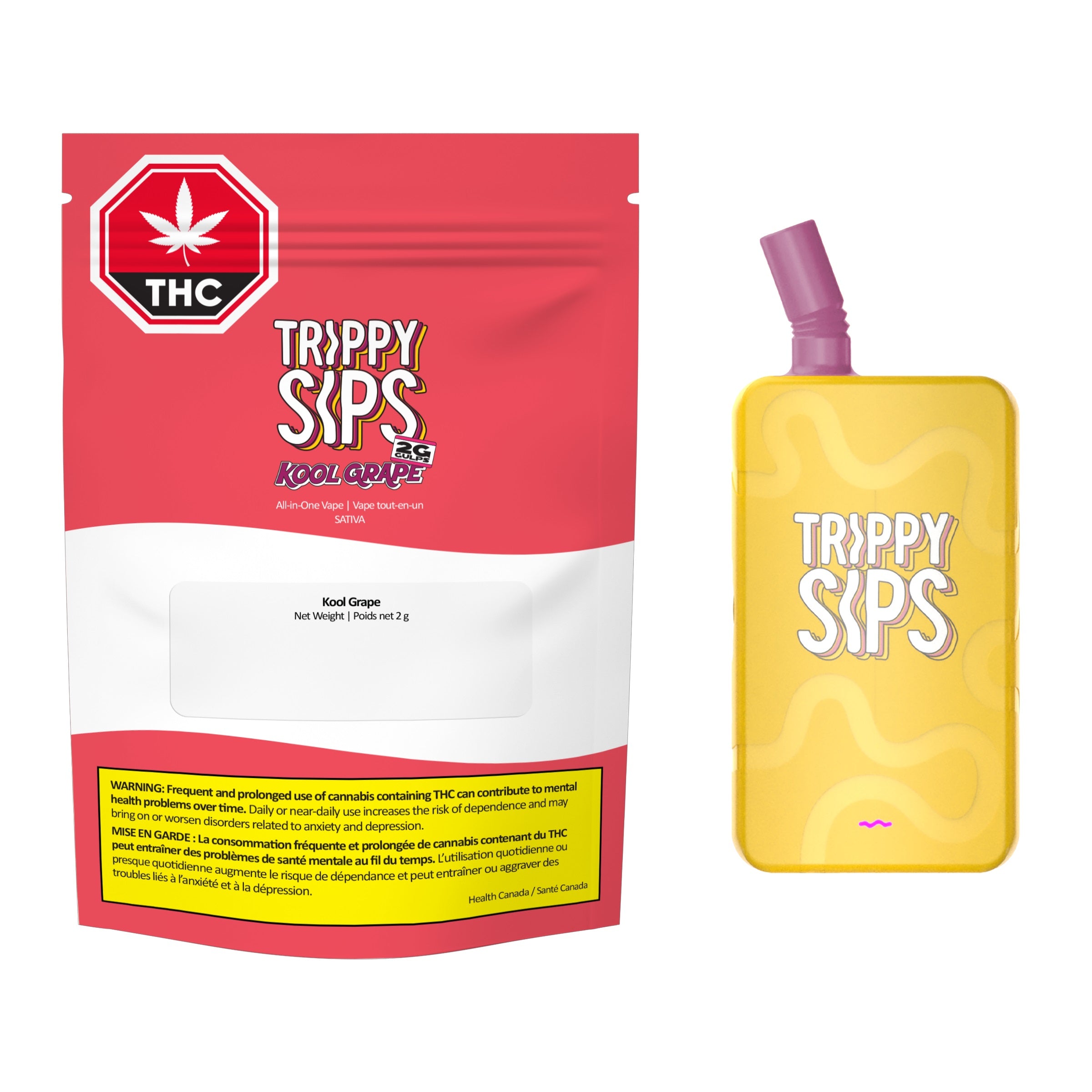 TRIPPY SIPS GULPS KOOL GRAPE (S) PEN - 2G