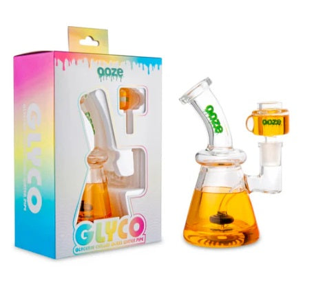 OOZE GLYCO FREEZE BONG 6.5" - JUICY ORANGE