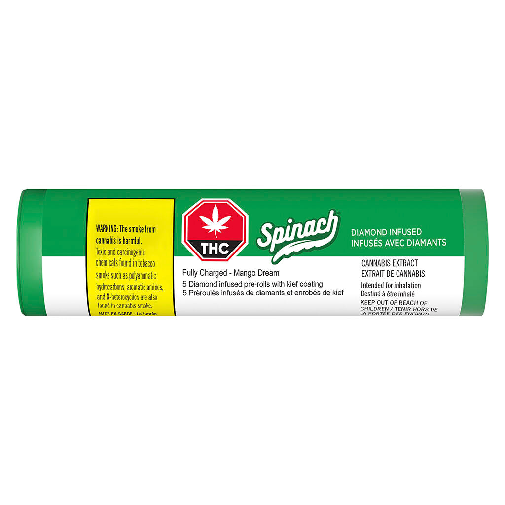SPINACH FULLY CHARGED MANGO DREAM (S) INF PRE-ROLL 0.5G X 5