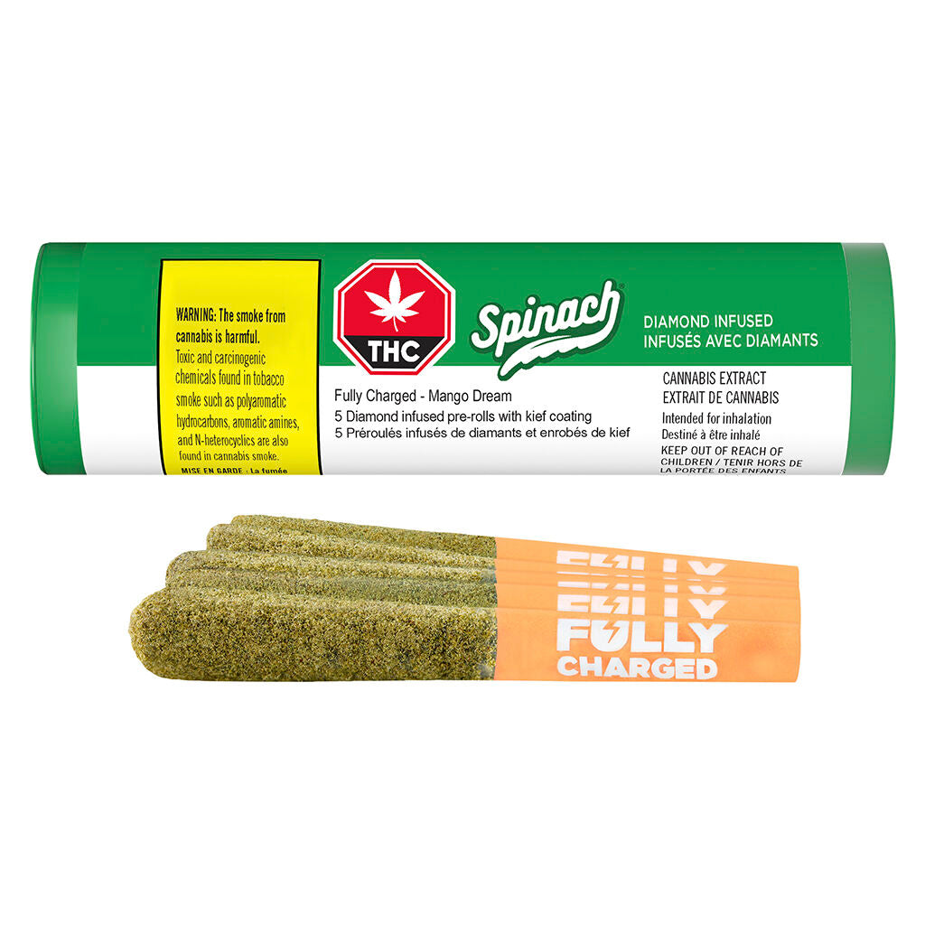 SPINACH FULLY CHARGED MANGO DREAM (S) INF PRE-ROLL 0.5G X 5