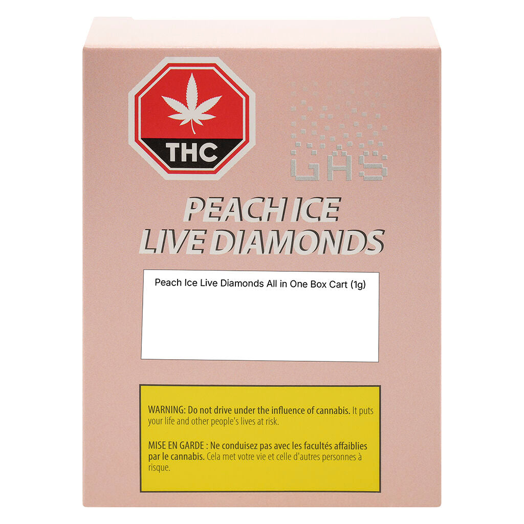 GAS BOX CART PEACH BOBA LR LIQ DIAMOND (IND) PEN - 1G