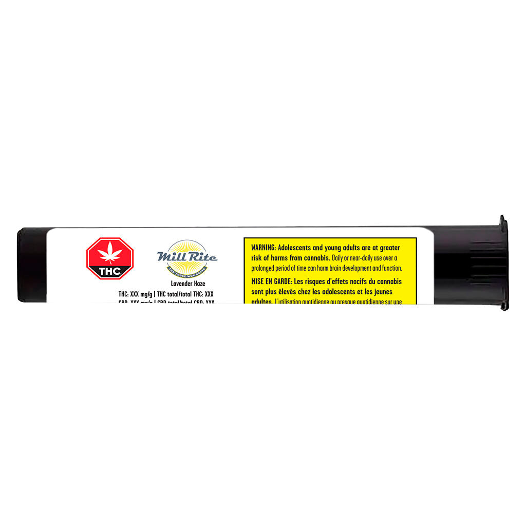 MILLRITE LAVENDER HAZE (S) PRE-ROLL - 0.5G X 2